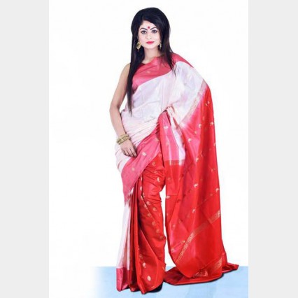 Silk Katan Sharee from Tangail with blouse piece